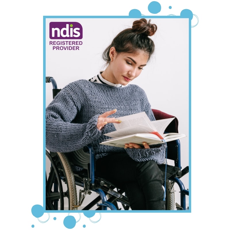 NDIS service provider in NSW supporting a participant with daily living tasks at home.